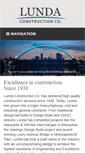 Mobile Screenshot of lundaconstruction.com